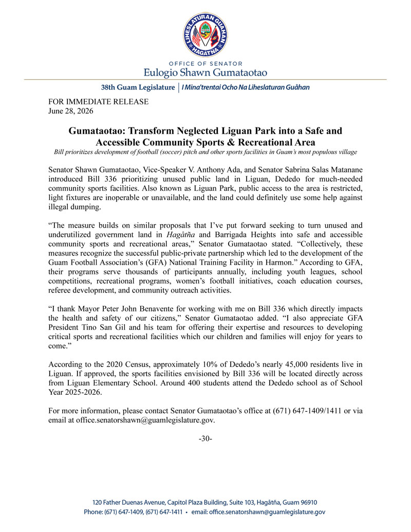 Gumataotao: Transform Neglected Liguan Park into a Safe and Accessible Community Sports & Recreational Area