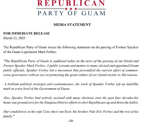 RPOG MEDIA STATEMENT-032325