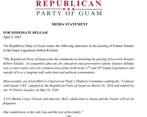 RPOG MEDIA STATEMENT-040225